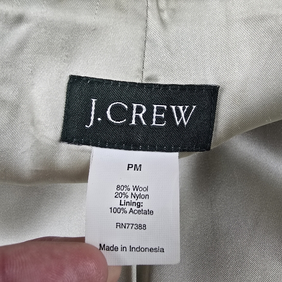 J.Crew Wool Blend toggle Duffle Pea Coat Medium Petite - Picture 7 of 16